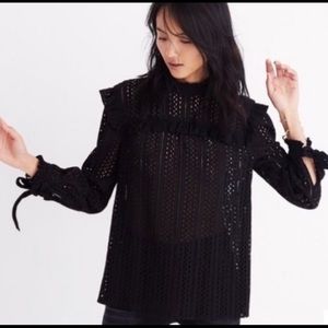 Madewell Eyelet top